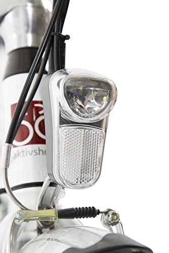 Elektro-Faltrad „Kadanie“, 20 Zoll, 3-Gang, Aluminiumrahmen, weiß, Kardanantrieb - 7