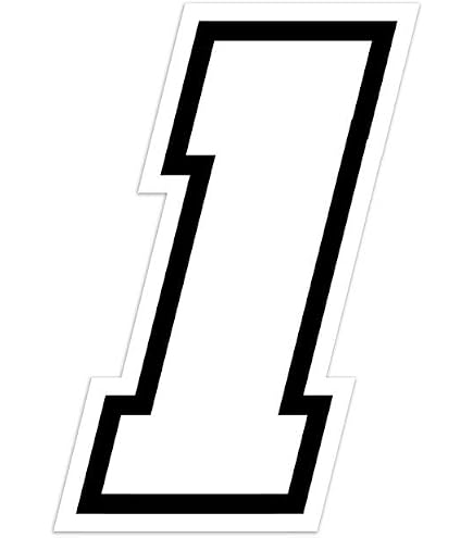 4R  13377 Numero Racing 7 Moto GP, Nero, 10 x 9,5 cm : . it