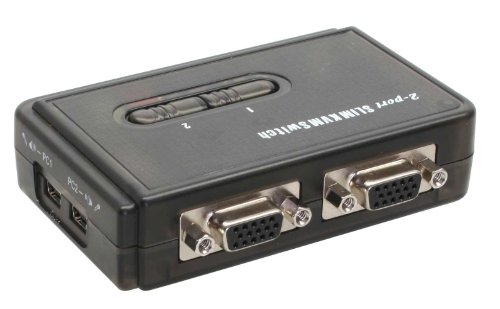 INLINE KVM Switch Adapter (2-Port, VGA, USB, Audio) schwarz - 2