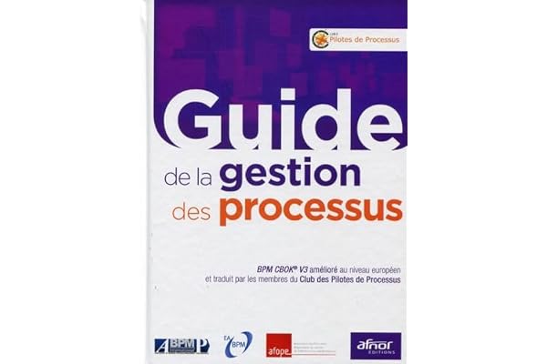 Guide de la gestion des processus: BPM CBOK V3 amélioré au niveau européen et traduit par les membres du Club des Pilotes de Processus