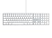 Produktbild Apple MB110LB/B Tastatur mit Ziffernblock für MacBook (US-Englisch, USB 2.0) weiss