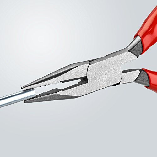 Knipex 25 01 125 Flachrundzange mit Schneide – Radiozange - 4