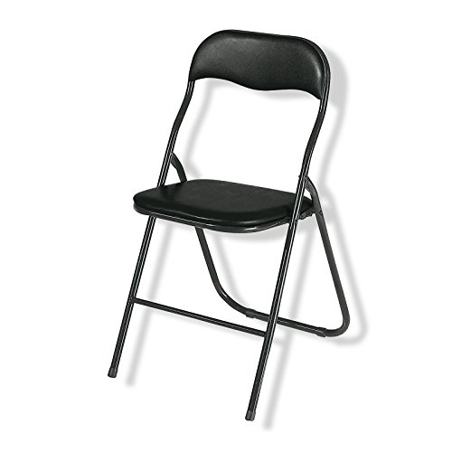 Preisvergleich Produktbild ROLLER Klappstuhl - schwarz - Kunstleder
