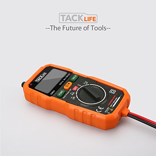 Tacklife DM04 Klassisches Pocket Digital Multimeter Autorange Multi Tester mit Non Contact Voltage Spannungsmesser, Stromprüfer, Widerstand) Strommessgerät - 6
