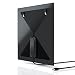 Produktbild CSL - DVB-T / DVB-T2 Antenne (flach) | Zimmerantenne mit IEC (Koax)-Stecker (Koaxstecker) | terrestrischer digitaler Fernsehempfang (DVB-T/T2) | gute Empfangsleistung | inkl. 2x Saugnapf | für den Innenbereich