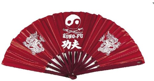 Preisvergleich Produktbild Haller Asien Fächer Kung FU, rot, 30932
