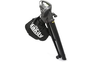 THE HANDY Handy THEV3000 Electric 3 in 1 Leaf Blower - 167 MPH 3000W Garden Vacuum & Mulcher - 45 Litre Collection Bag, Automatic Mulching Compacts Leaves in Bag
