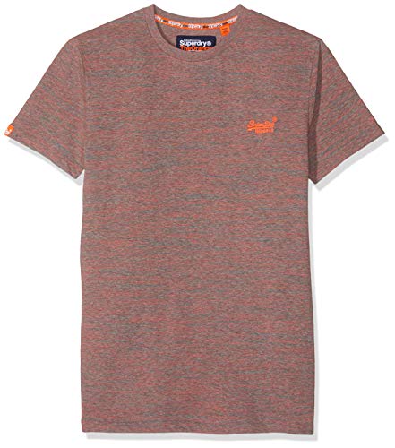 Superdry Orange Label Vintage Embroidery S/s Tee T-Shirt, Gris (Coral Grey Space Dye B3i), Small Homme