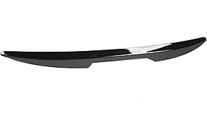 JIAWU Rear Spoiler Fits for Focus MK3 ST 2011-2018, for Focus MK3 ST-Line 2016-2018, Stylish Rugged Wear Resistant ABS Rear Trunk Spoiler Wing, Trunk Roof Lip Spoiler (Glossy Black)