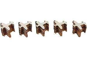 Perfeclan 50 Stück Holzscheiben Osterdeko Streudeko zum Basteln DIY für Scrapbooking Baumschmuck Hochzeitsdeko Tischdeko Weihnachten Geburtstag Party Zubehör Geschenkanhänger, Flugzeug