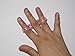 niceeshop(TM) Prosfessional Nail Art Dust Clean Brush After File Manicure,Pink
