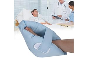 BRRNOO Stabilizator stawu skokowego przeciwodleżynowy Para kapci przeciwodleżynowych Odleżyny Podkładka pod piętę Ochraniacz pięty dla seniorów jasnoniebieski