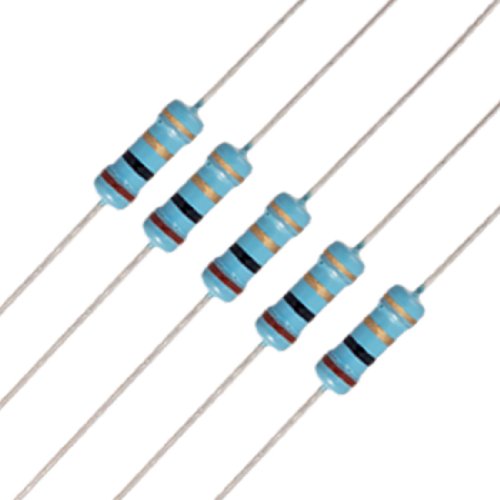 sourcingmap® 20 x 1/2W Watt 1 ohm 1R Kohlenstoff Folie Widerstand 0.5W
