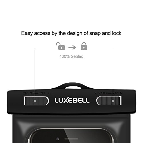 Luxebell® Wasserdichte Kamera Float Handschlaufe Armtrageschlaufe Schwimm-Armschlaufe für Ihre Unterwasserkamera Iphone Gopro VTech Kidizoom Action Cam Handy Marine-Fernglas Camcorder (2 Stück) (Gelb+Tasche) - 6