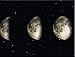 Produktbild JP London lcnv2421 Moon Shift Phase Platz Night 5,1 cm Dicke Schwere Gespannte Leinwand Art Mural, 116,8 x 86,4 cm