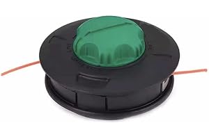 komiprotect® Testina Decespugliatore Universale BB2- Attacco M10 x1,25 - Testina decespugliatore batti e Vai - con pomolo in Plastica Resistente, per Tutti i Tipi di Decespugliatori in Commercio