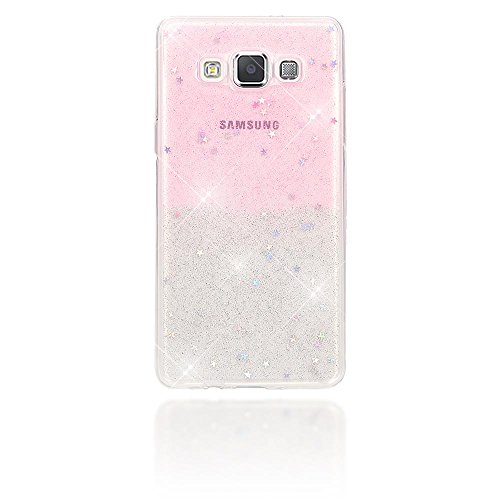 Samsung Galaxy A5 2015 Funda Carcasa de NALIA Protectora Movil Purpurina Cubierta Dura Delgado Glitter Star Silicona-Case Bumper Cover Lentejuela Ultra-Fina para Telefono A5 15 Color Pink Plata reviews Samsung Galaxy A5 2015 Funda Carcasa de NALIA Protectora Movil Purpurina Cubierta Dura Delgado Glitter Star Silicona-Case Bumper Cover Lentejuela Ultra-Fina para Telefono A5 15 Color Pink Plata