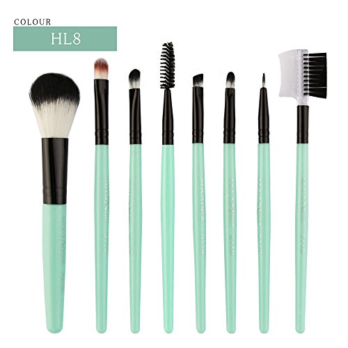SANFASHION Foundation Cosmetic Eyebrow Eyeshadow Brush No lint and Soft Makeup Brush Sets Tools which includes all the basics you need for daily applications 100% brand new and high quality