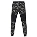Produktbild Pants HerrenBinggong Männer Outdoor Camouflage Schwarz Spleißen Kordelzug Hosen Hosen gut aussehend Slim Stretch Freizeit pants Casual Jogger Dance Sportwear Slim (Tarnung, XL)
