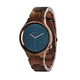 Kerbholz Uhr Lamprecht Walnuss Walnut Holzuhr Special...