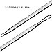 Professional Blackheads Whiteheads Remover, Beauty Facial Tool Set Kit -Flat and Round Wired Ends - Stainless(5 pieces in one package)