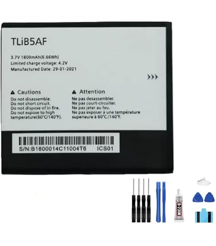 BATTERIA PER ALCATEL OT-997 C5 POP 5035D MODEM TLIB5AF 1800MAH SOST. ORIGINALE