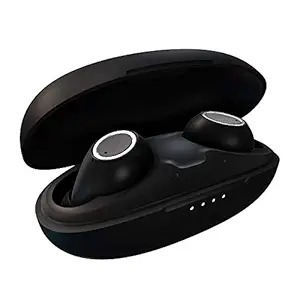 bazzpod Bean Truly Wireless Bluetooth In Ear Earbuds with Mic (Black)