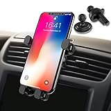 【Breite Kompatibilität】 Die Autohalterung von Syncwire-Telefonen ist mit den meisten Handys kompatibel, einschließlich iPhone X XS XR 8 plus 7 plus 6s 6 plus Samsung Galaxy S10 S9 S8 S7 S6 S5 A5 J7 Note 7 6 5 4 Huawei P30 P20 P10 Mate 10 Google Pixel Xiaomi OnePlus von Sony und mehr. Geeignet für Telefongrößen von 4,7 Zoll bis 6 Zoll, wobei die horizontalen Arme von 65,6 mm bis 86,5 mm und die vertikalen Arme bis zu 33 mm reichen.