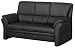 Produktbild Cavadore Sitzgarnitur Klariza / Sessel, 3-Sitzer und 2-Sitzer Sofa / Große Couchgruppe im modernen Design / 3-er: 195 x 102 x 91; 2-er: 143 x 102 x 91; Ledersessel: 99 x 102 x 91 / Leder in schwarz
