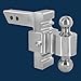 Produktbild Andersen Manufacturing 3410 - 6 Drop/Rise Aluminum Rapid Hitch with 2 x 2-5/16 Plated Steel Combo Ball by Andersen Manufacturing
