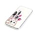 De-Liggo® Samsung Galaxy S6 Edge Case (Free Tempered Glass Screen Protector),Clear Pattern Soft Gel TPU Silicone Case Cover for Samsung Galaxy S6 Edge Dreamcatcher