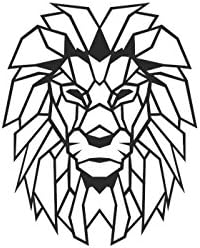 Lion Head Wall Art- laser-cut plexiglass