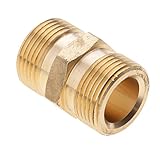 Material: Messing Homyl 14/15mmmm Loch Messing Schlauchkupplung Schnellkupplung Adapter mit Gewinde - Male M22x1.5 Socket - 15 mm