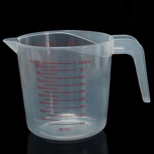 1 Stück 1000ml Handhled Kunststoffbecher Messbecher Küche (1000ml) - 3