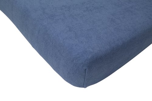 Jollein Fitted Sheet Terry (60 x 120 cm, Blue)