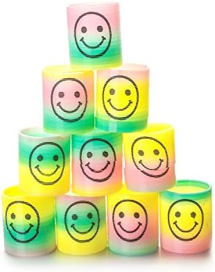 HOOHII 12 Smile Springs 4x5cm Party Bag Fillers (M)