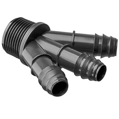 abrisa - Raccord cannelé Y 3voies Ø16mm - male 3/4 pouce pour micro irrigation