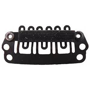 Hair Saga Medium Metal Wig Clip, Black