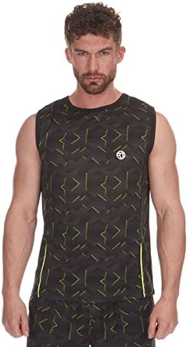 Red Tag Active Men's Gym Vest - Sleeveless Sports Tank Top