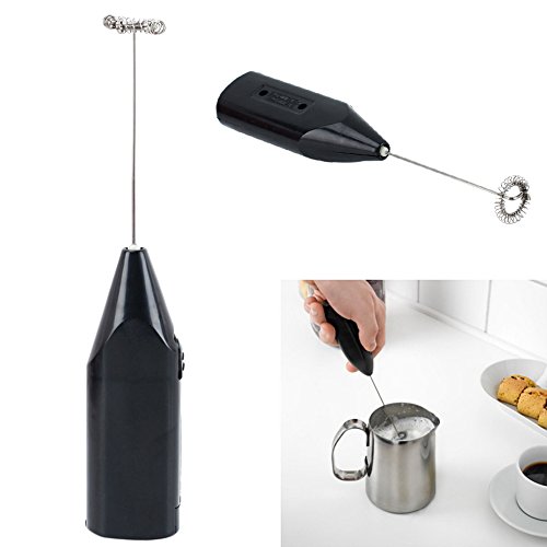 Handheld elektrischen Mixer Kaffee Ei Milch Rührer Zuhause Küchenhelfer schwarz - 5