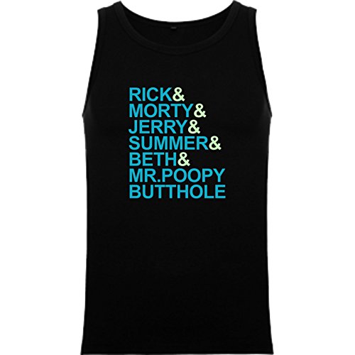 The Fan Tee Tank Top de Rick and Morty Divertida Friky Smith Tiny Jerr