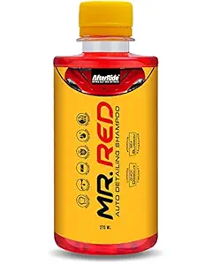 AFTER RIDE; Mr. Red Auto Detailing Car Shampoo; Bucket & Foam Wash (1:10 Ratio); Pack Of 1 X 270 ML