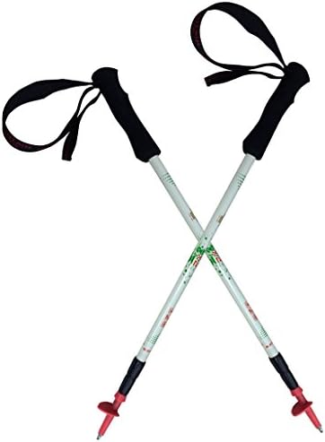 MOUNTAIN YOYO X2 W304 Carbon Fiber Ultra Light Weight (169g, 6oz) Walking Poles Trekking Poles Walking Stick Telescoping Adjustable Anti Shock Men Women