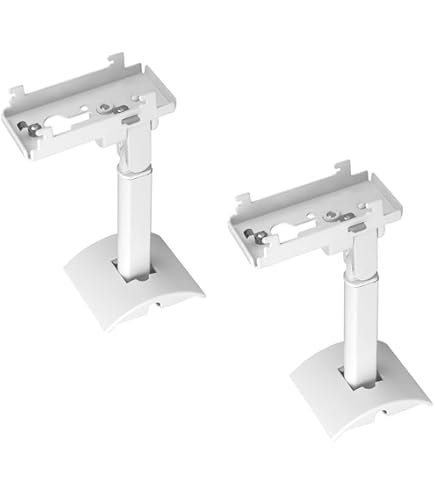 Supporto A Parete Per Bose UB-20 II, ST535, ST525, Lifestyle 600 – In ABS, Nero, Risparmia Spazio