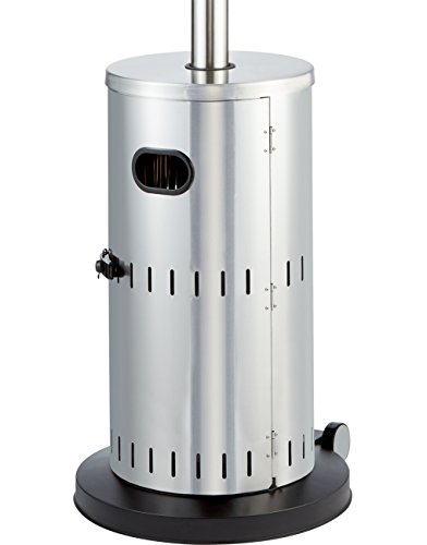 Enders Terrassenheizer Gas SOLID Edelstahl, Gas-Heizstrahler 5800, Heizpilz mit stufenloser Regulierung, Turbo-Brenner, höhenverstellbar, Transporträder, Umkippsicherung - 4