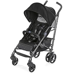 Chicco Liteway 3 Silla de paseo ligera y compacta, soporta hasta 22kg, color negro