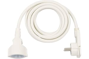 Brennenstuhl 1168980230 Förlängningssladd, Vit, 3 m