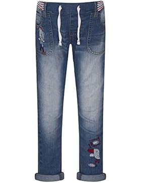 The Essential One – Baby Kinder Jungen – Jeans mit Elastischem Bund – Blau - EOT73