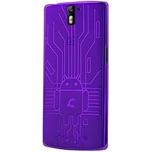CruzerLite Bugdroid Circuit - Funda para móvil, morado