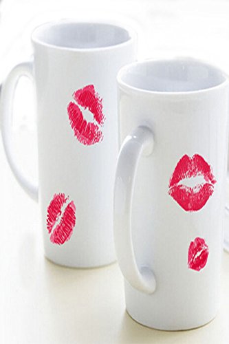 SmartLegend Abnehmbare Wandsticker Wandtattoo Größe: 70cm*50cm KUSS ROT LIPS LIEBE HOME KISS RED LIPS - 4